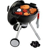 Theo Klein 9466 Barbacoa de bola Weber One Touch Premium- Barbacoa para niños con luz- sonido y numerosos accesorios…